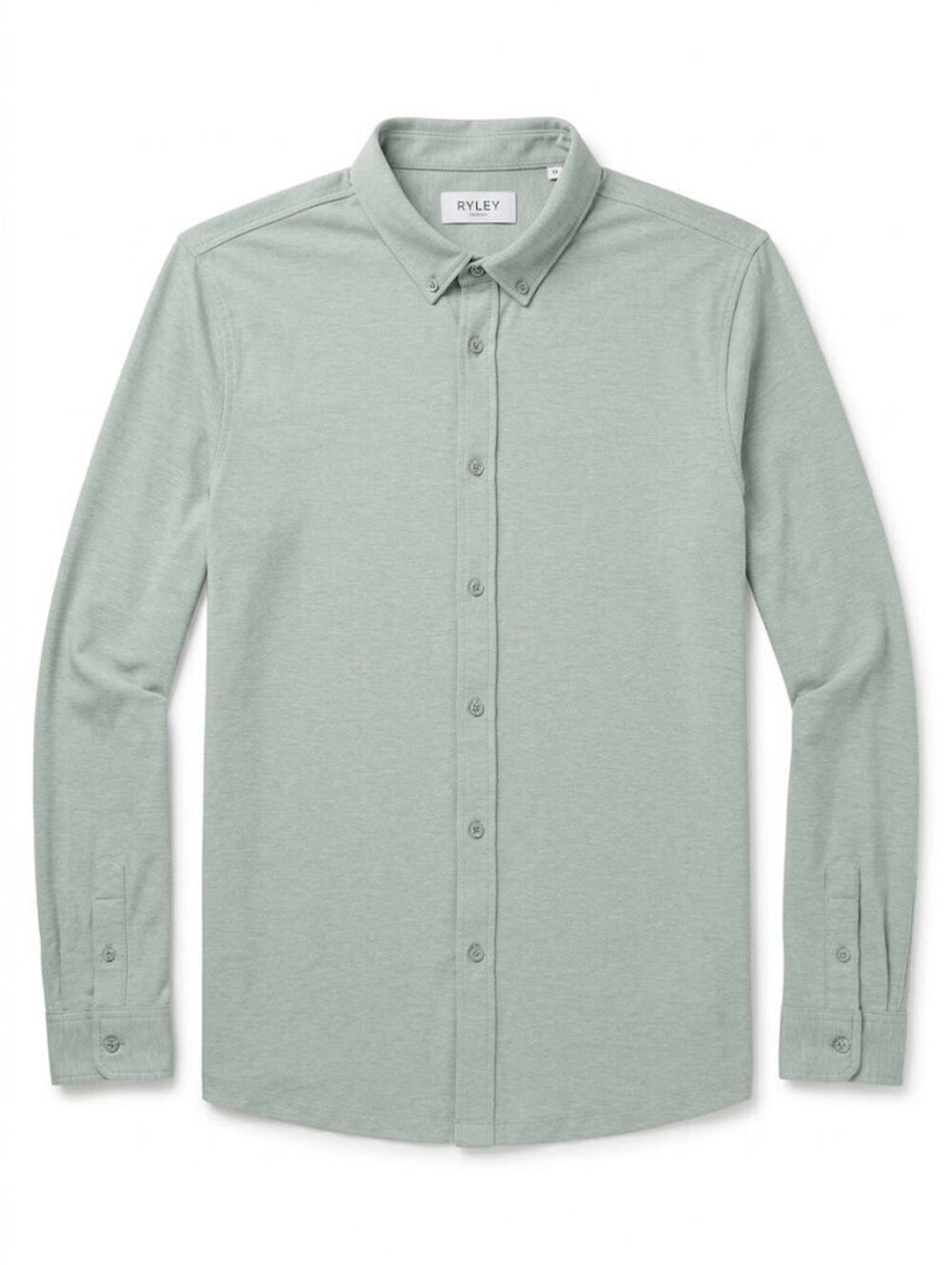 Vuori Strato Tech Button Down Shirt Men's Large Gray Stretch Performance V192